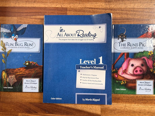 AAR Level 1 SET - Teacher Manual & Vol 1-2 Readers