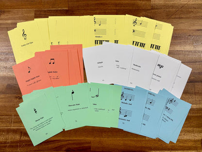 Alfred Music Complete Color-Coded Flash Cards - Missing #75
