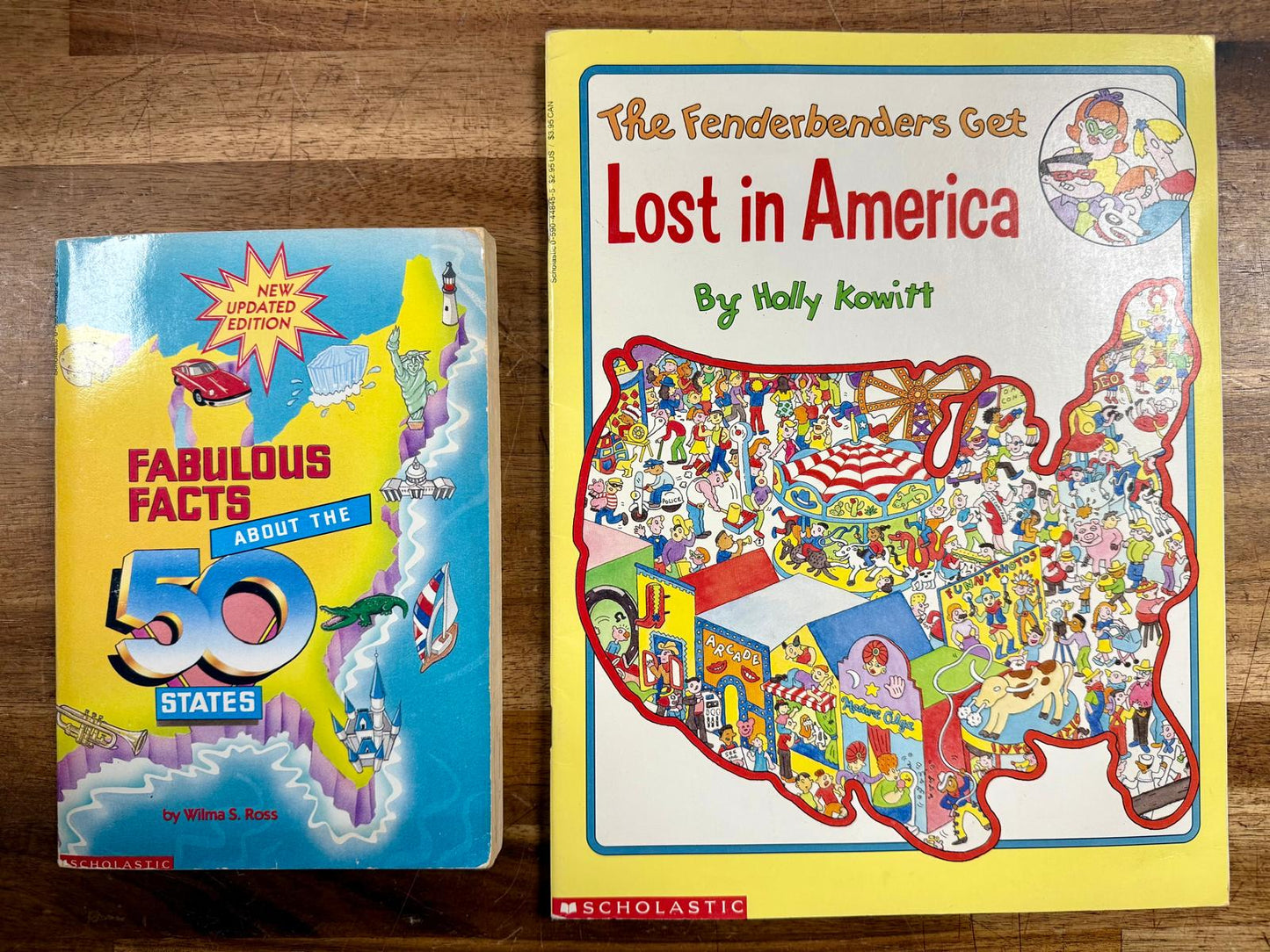Scholastic Children's US Geography Books Lot of 2