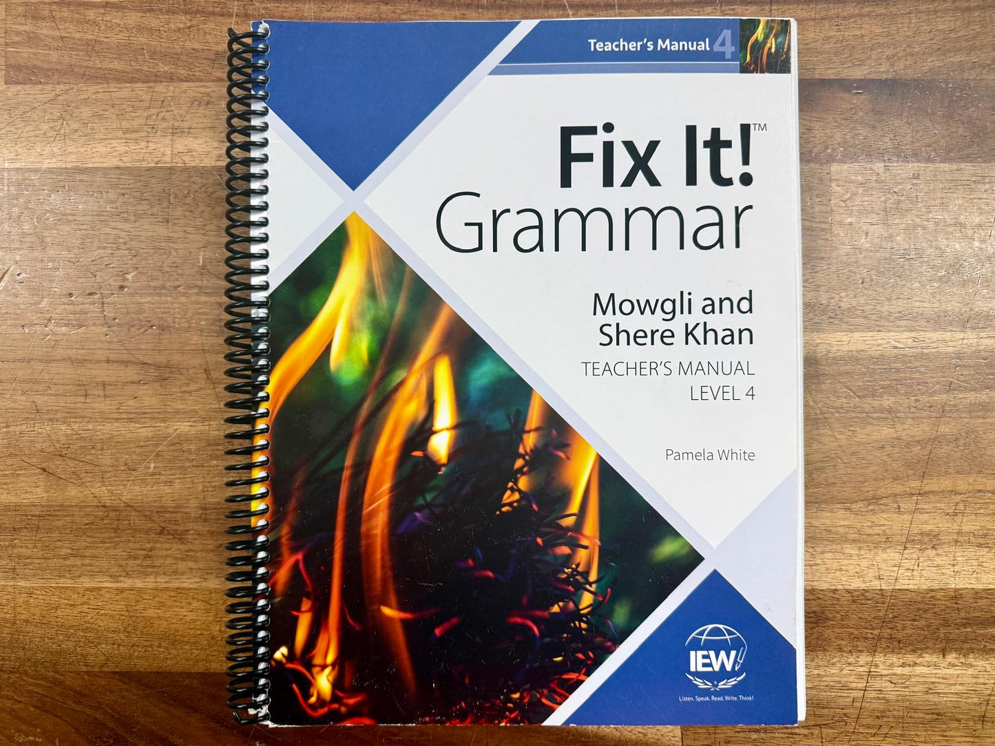 IEW Fix It Grammar: Mowgli & Shere Khan Teacher Manual - VG