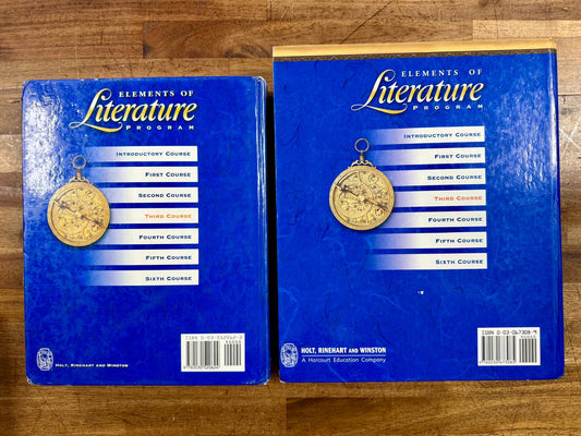 Holt Elements of Literature Third Course Student & Teacher Set