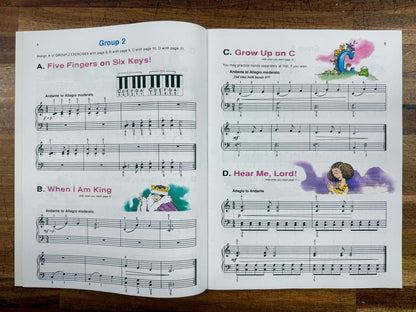 Alfred's Basic Piano Library Level 2 Set: Technic & Lesson Books