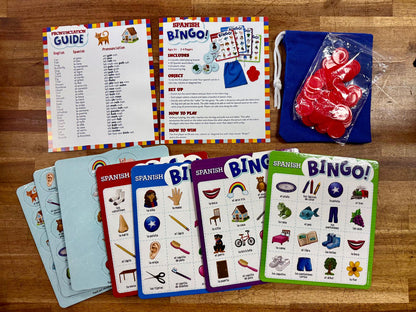 Spanish BINGO Learn Spanish Words Ages 5+ MindWare - New