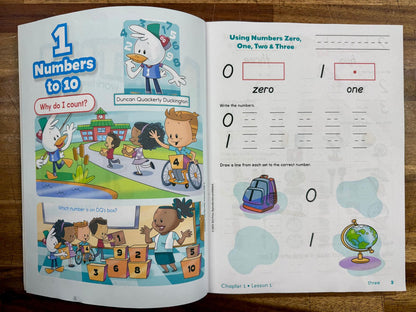 BJU Math 1 Fifth Ed Set of 4 - Very Good & Clean