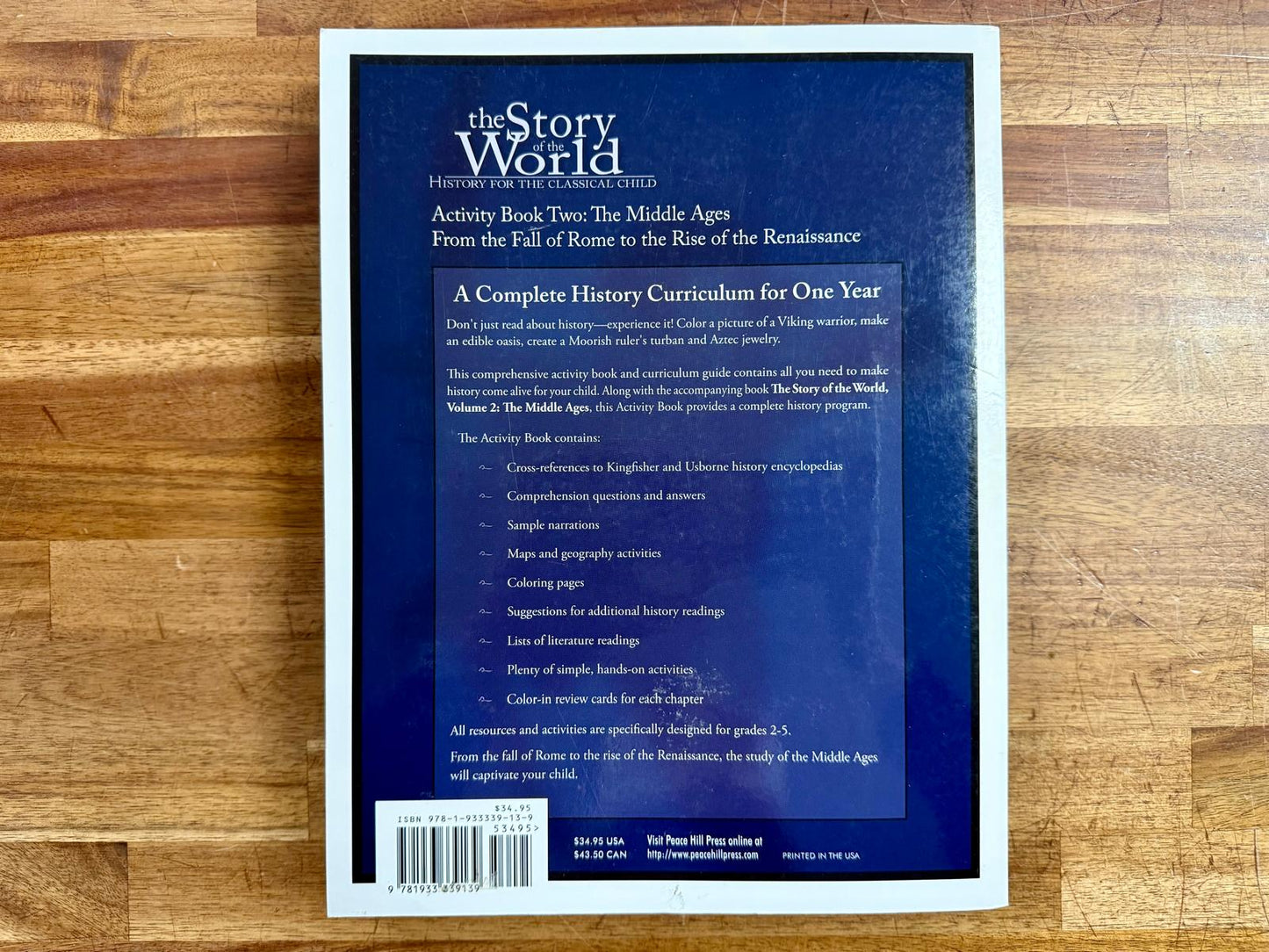 Story of the World Activity Book Vol 2 Middle Ages, Revised Ed