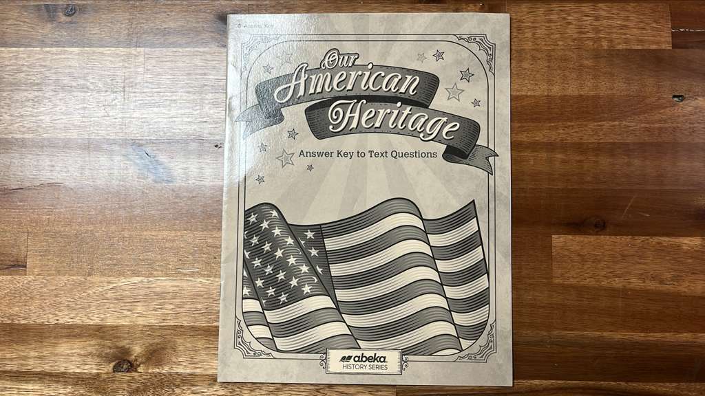 Abeka Our American Heritage 3 Key Set of 3 - Good & Clean