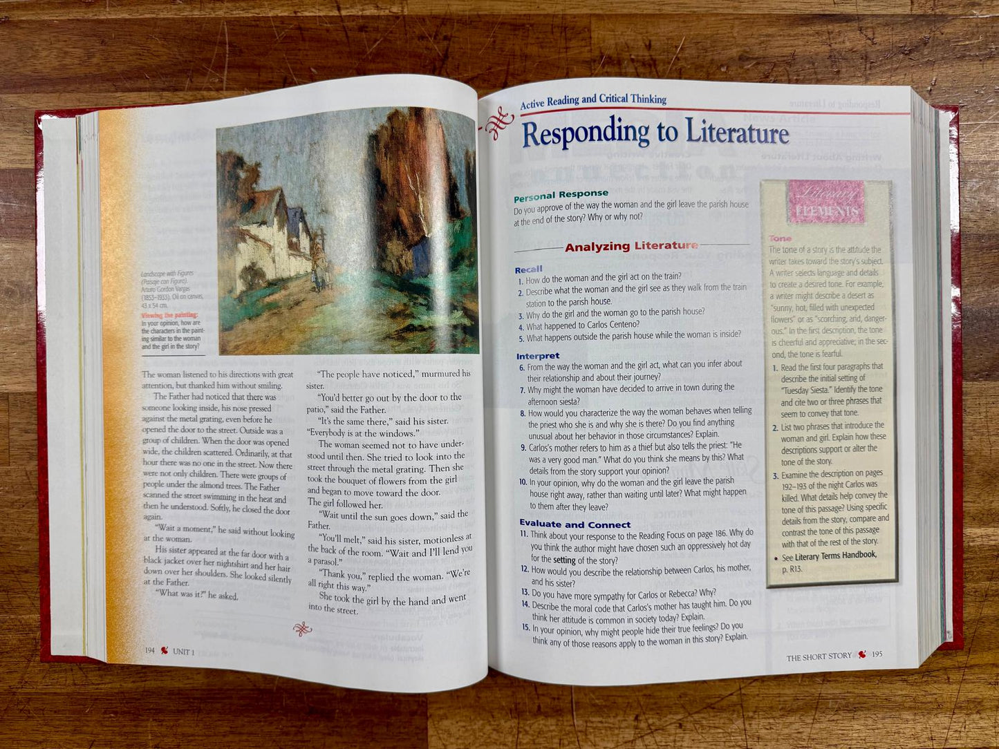 Glencoe Literature Course 5 Readers Choice Arkansas Ed - VG