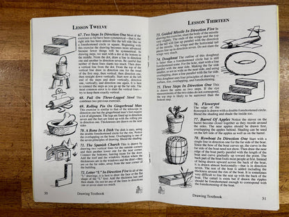 Drawing Textbook - Bruce McIntyre Disney Artist - Like New