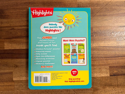 Highlights 125+ Puzzles Jumbo Pad of Picture Puzzles