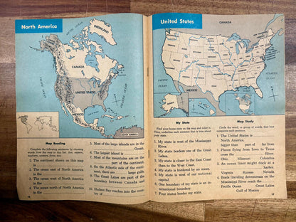 Map Skills for Today Lot: Gr 3 Practice Book & Gr 4 Skill Book