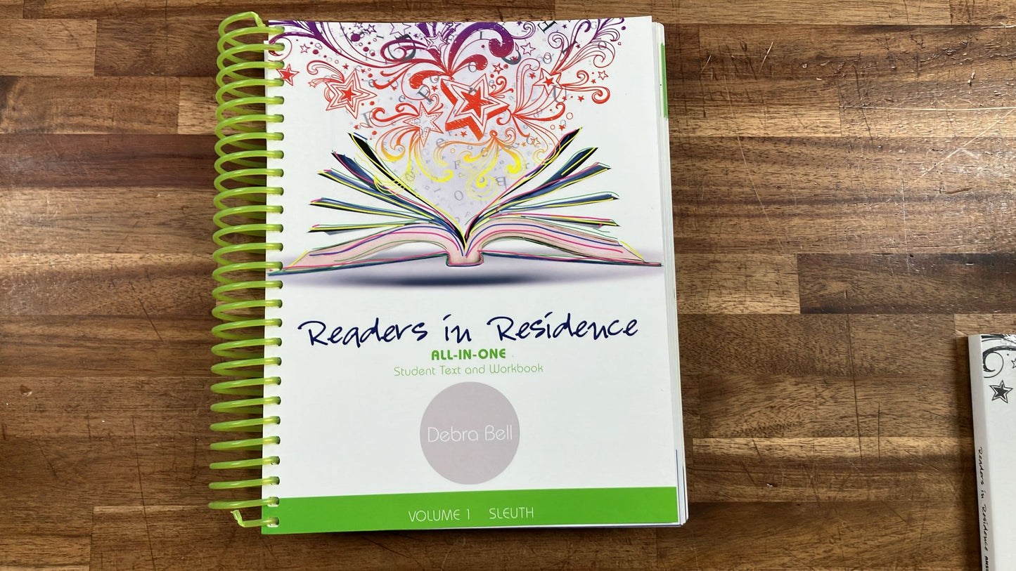 Writers In Residence Vol 2 Debra Bell Textbook & Answer Key