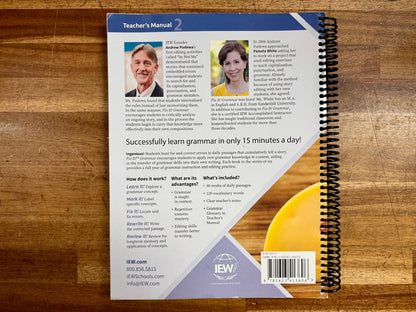 Fix It Grammar: Town Mouse & Country Mouse Teacher Manual Lvl 2