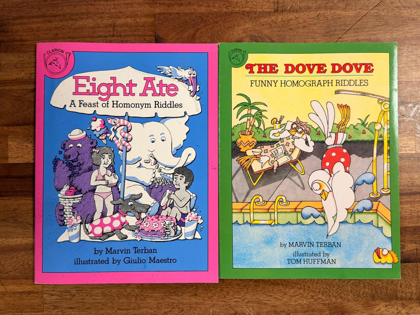 Clarion Funny Homographs & Hononyms LOT of 2