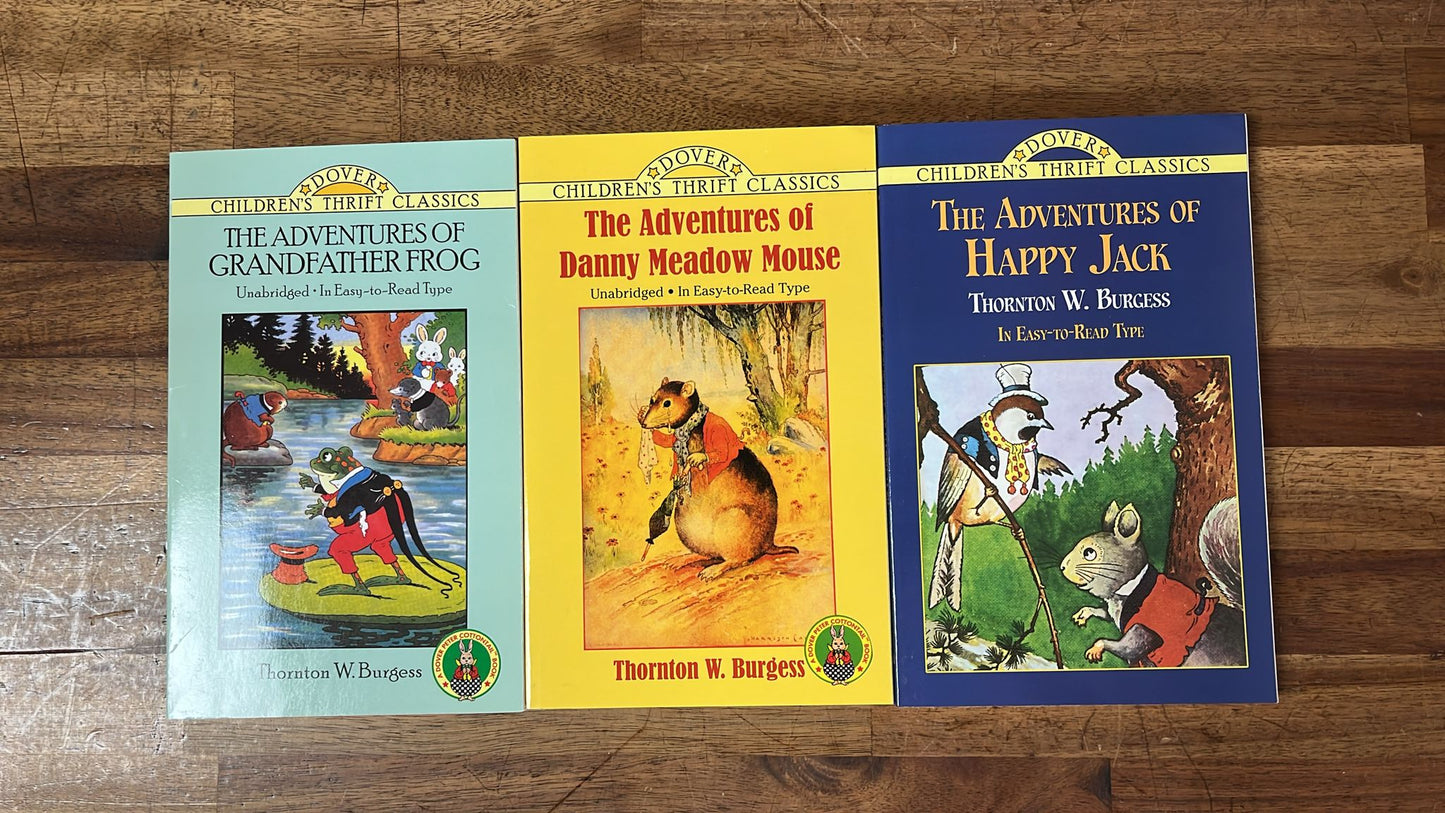 Favorite Thorton Burgess Animal Stories - 6 Complete Books