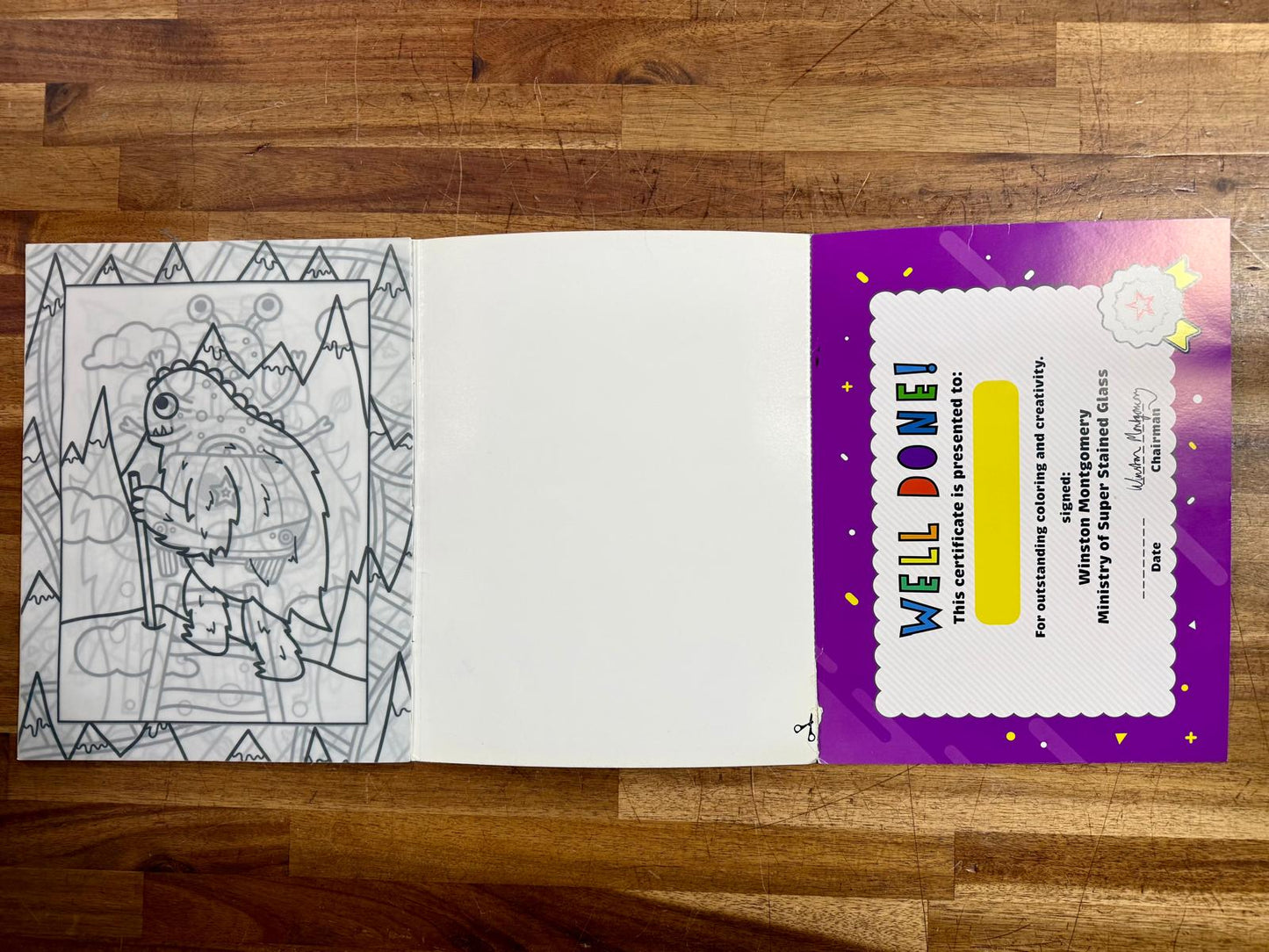 Stained Glass Coloring Monsters (Color & Create) - Good