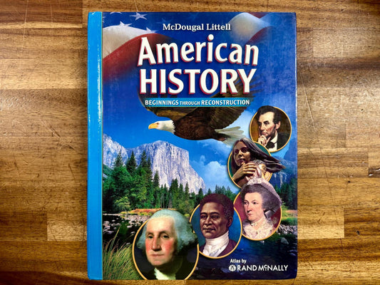 McDougal Littell American History Beginnings Through Reconstruction