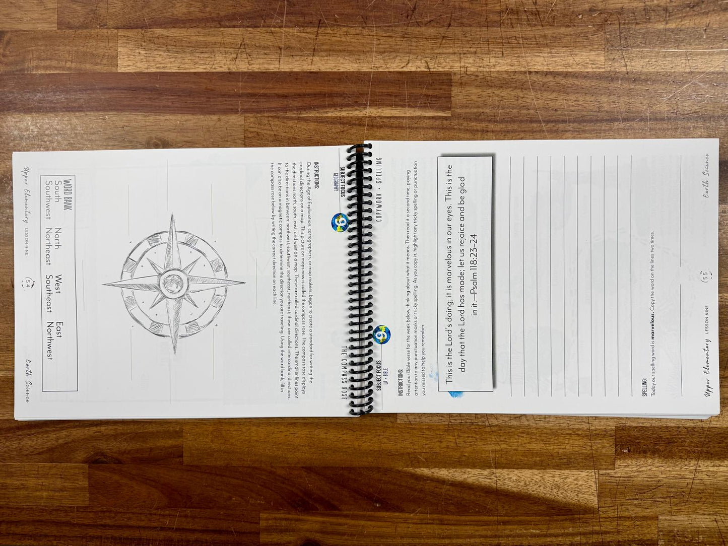 Gather Round Earth Science Unit Study Upper Elementary Workbook