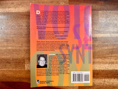 Words, Words, Words Teaching Vocabulary in Grades 4-12