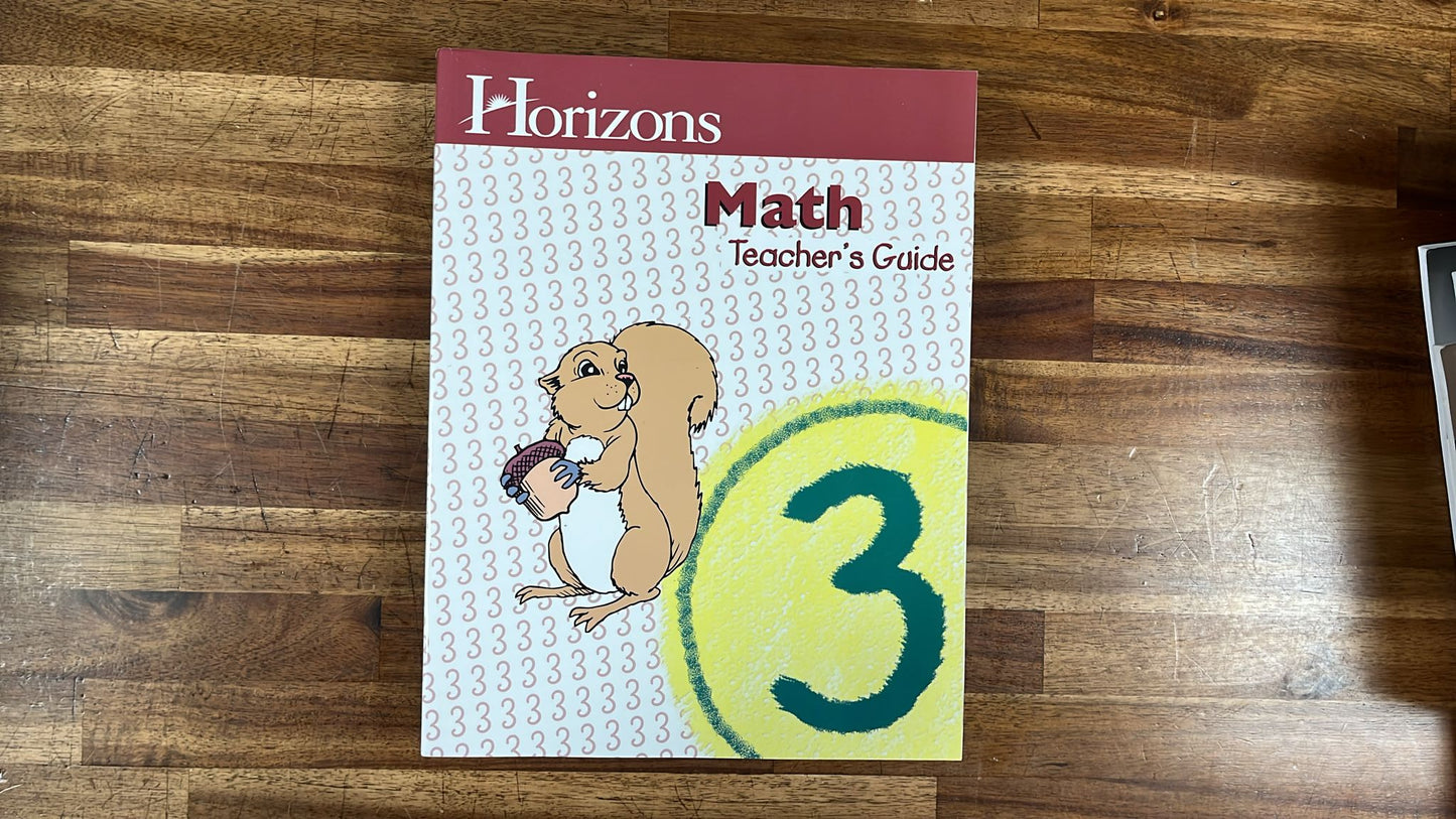 Horizons Math 2 SET - TG, Book 1-2 (CLEAN)