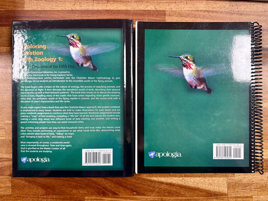 Exploring Creation Zoology 1 Textbook Notebook Journal SET