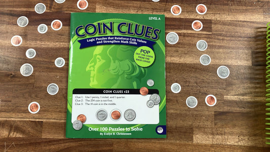 MindWare Coin Clues Level A Over 100 Puzzles