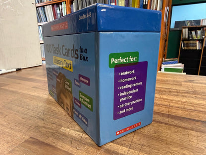 100 Task Cards in a Box: Literary Text, Grades 4-6 - VG