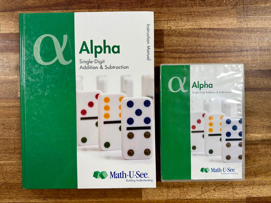 Math-U-See Alpha SET: Instruction Manual & DVD