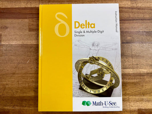 Math-U-See Delta Instructional Manual - Like New