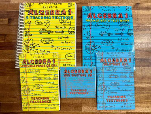 Teaching Textbook Algebra 1 Complete Set - Good
