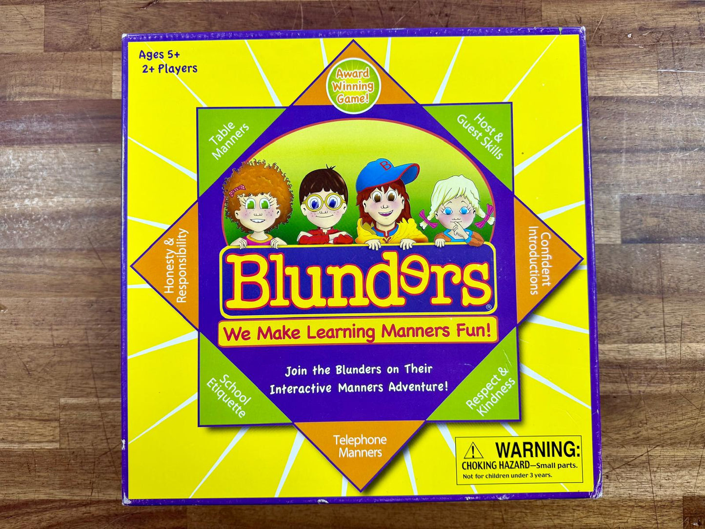 Blunders Board Game - Learning Manners, Ages 5+