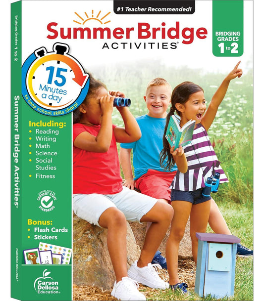 Summer Bridge Activities 1st to 2nd Grade Workbook (Condition - GOOD)