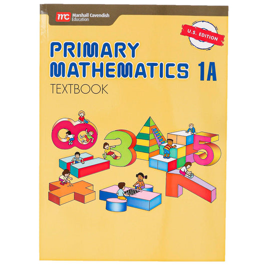 Singapore Math Primary Mathematics 1A US Edition - Condition GOOD & CLEAN