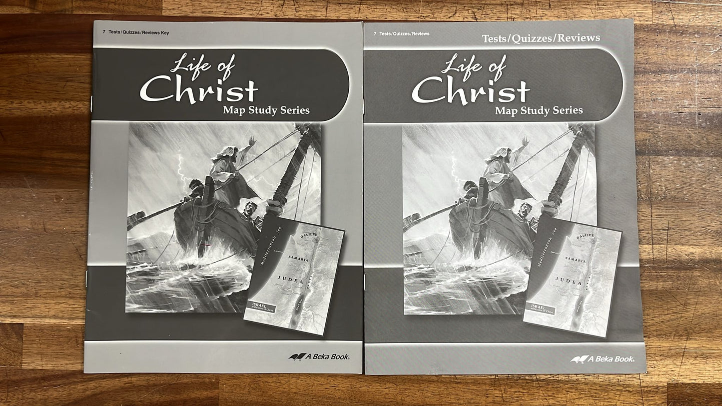 A Beka Book, Life of Christ lot of 5, grade 7-12