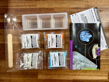 Discovery Crystal Growing 3 Vibrant Colors - New