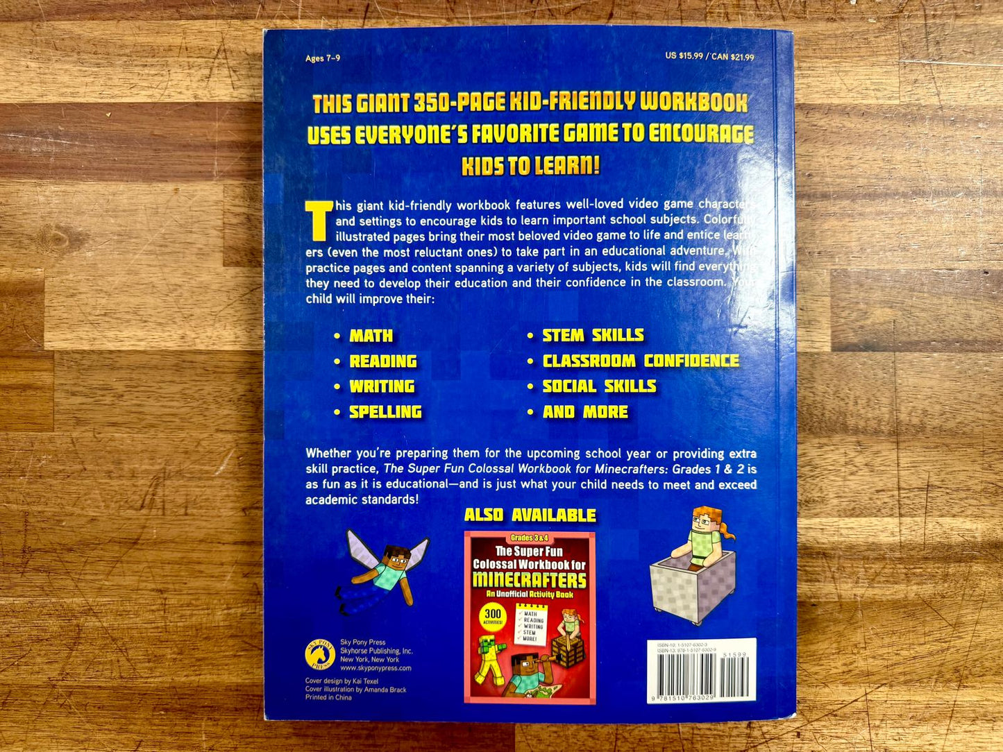 Super Fun Colossal Workbook for Minecrafters: Grades 1 & 2