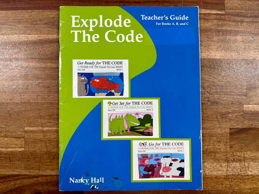 Explode the Code Teachers Guide for Books A, B, and C