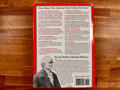 Merriam-Webster's Collegiate Dictionary 10th Ed - HC, VG