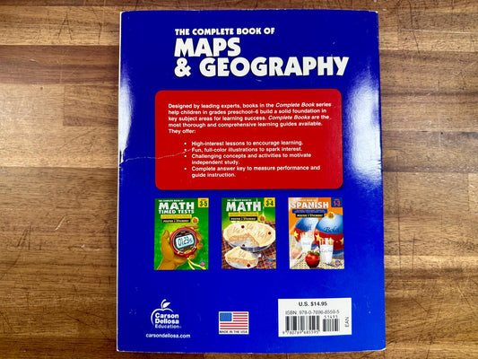 The Complete Book of Maps & Geography Grades 3-6