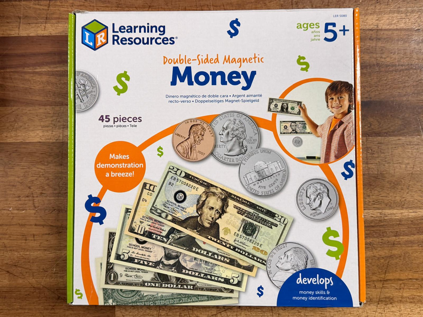 Learning Resources Double-Sided Magnetic Money