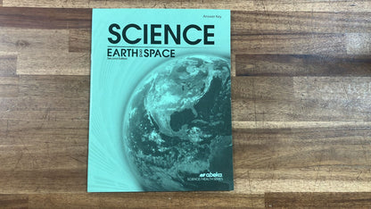Abeka Science Earth and Space SET of 4