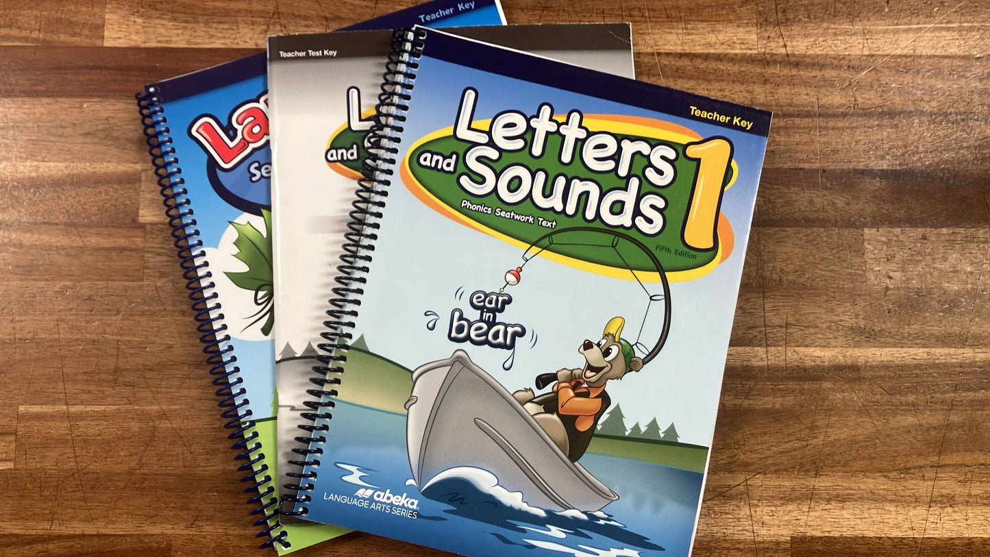 Abeka Language 1 & Letter and Sounds Test Key/Txt Tchr Key