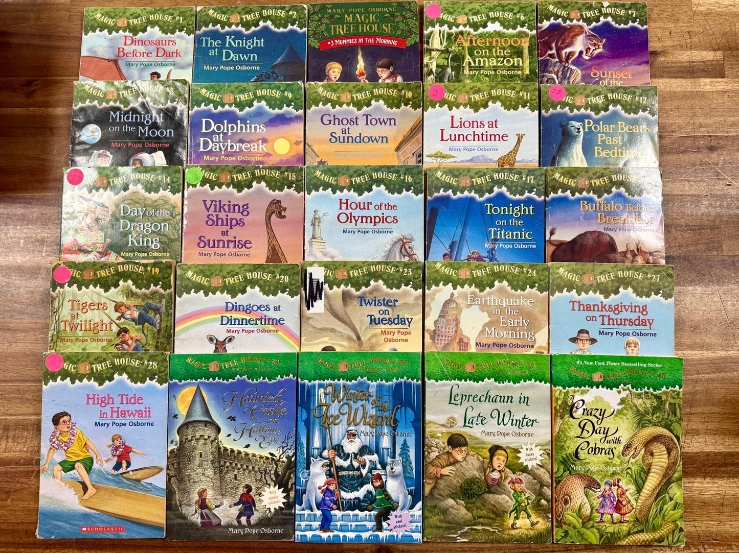 Magic Tree House Lot of 25 Books Mary Pope Osborne Paperback Set