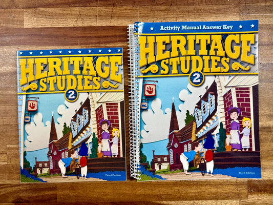 BJU Heritage Studies 2 3rd Ed Text & Activity Answer Key