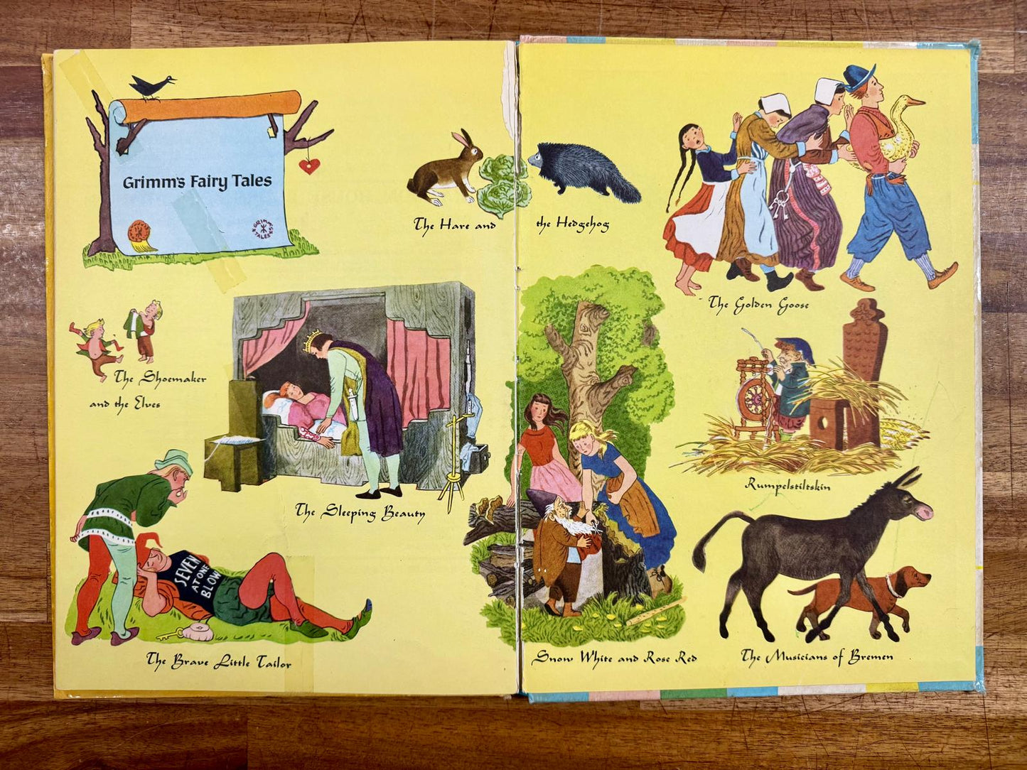 Vintage Grimm's Fairy Tales - HC 1955 Random House Edition