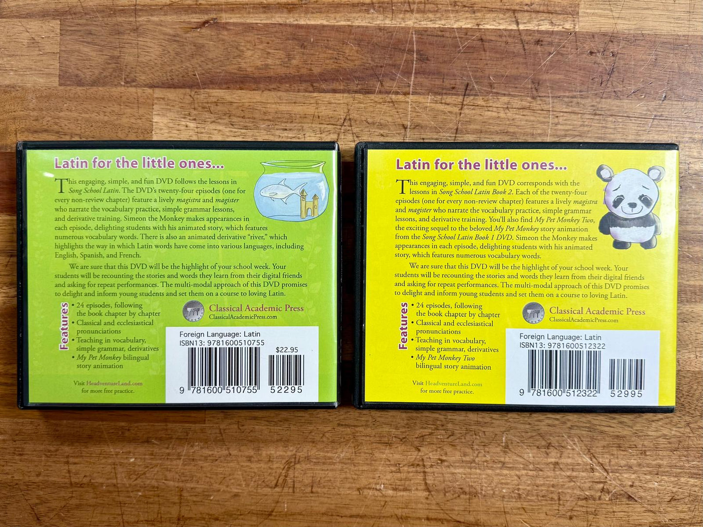 Song School Latin Complete Set Books 1 & 2 - Very Good