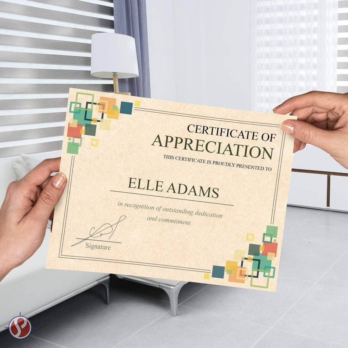 Elegant Blank Award Certificates - Letter Size, 10 Sheets - Laser & Inkjet Compatible