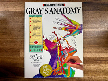 Grays Anatomy: A Fact-Filled Coloring Book - Freddy Stark