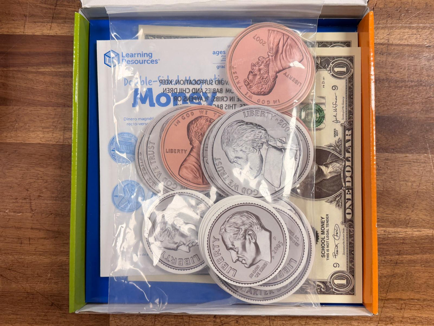 Learning Resources Double-Sided Magnetic Money