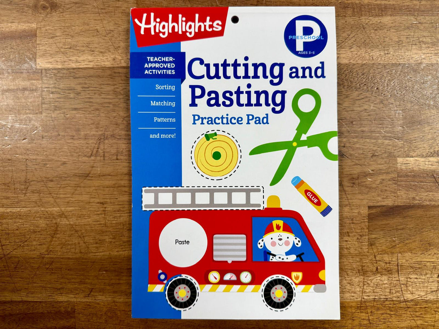 Highlights Preschool Cutting and Pasting Practice Pad - VG