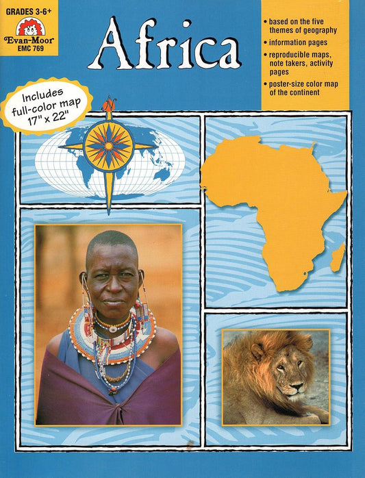 Evan-Moor Grade 3-6 Africa (Condition - GOOD & CLEAN)
